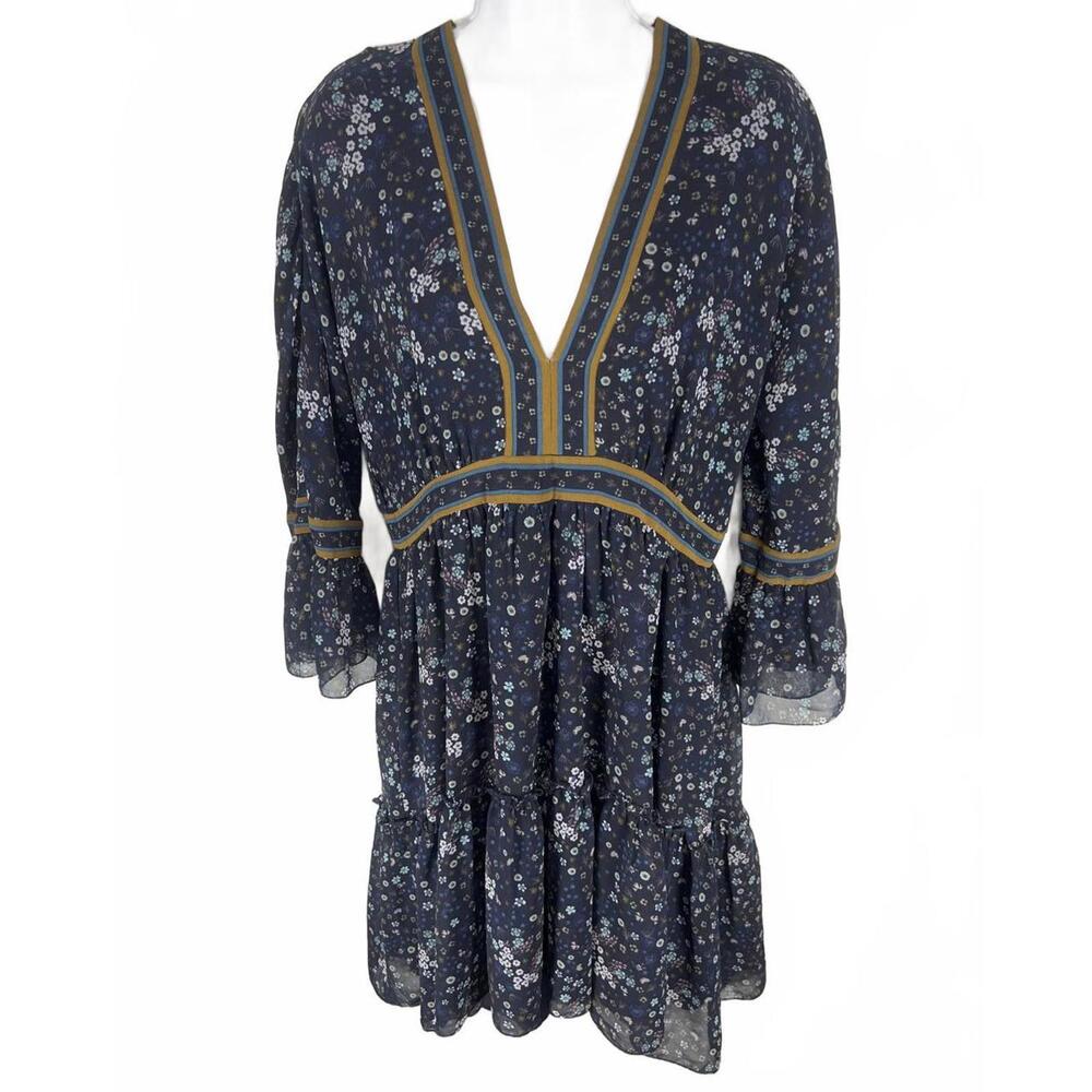 Chelsea & Violet Cottagecore Floral Tiered Dress|Boho Whimsigoth SIze L